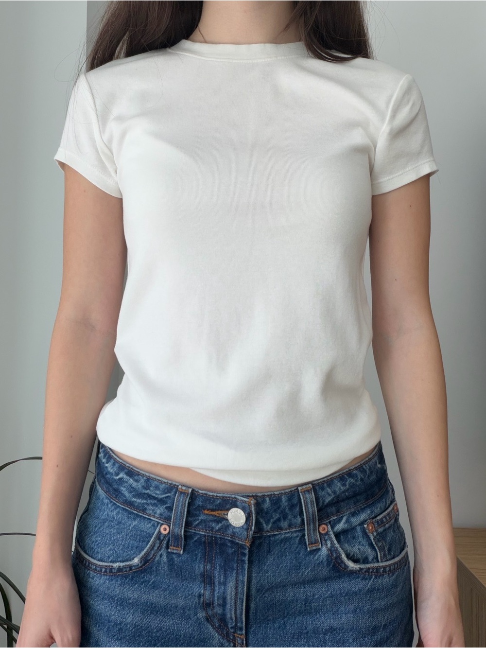 Stradivarius White Tee